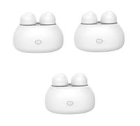 TOVINANNA 3 Pezzi Di Custodia Per Detergente Per La Pulizia Degli Occhiali Colorati Custodia Portatile Smalto Elettrico Per Salviette Kit Detergente Multiuso Tech Abs