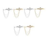 TOVINANNA 3 Set Accessori Spilla Adorn Spilli Fashion Gioglielli Alleanze Spillo Moda Corpetto A Tema Stella Spille Signora Spilla A Forma Di Ala D'angelo Pettorale Creativo Lega 2 Pezzi*3