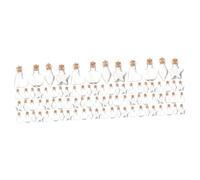 TOVINANNA 3 Set Desiderando Accessori Per Bottiglie Mini Minuscolo Bottiglia Kit Bottiglie Dei Desideri in Piccole Bottiglie Riutilizzabili Barattolo Di Bicchiere 20 Pezzi*3