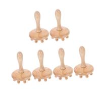 TOVINANNA 3 Set Spazzola Per Massaggio Dei Meridiani Massaggiatore Cuoio Capelluto Scalp Massager Spazzola Per Maschera Per Pettine A Denti Larghi in Legno 2 Pezzi * 3