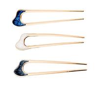 TOVINANNA 3pezzi Bacchette Per Capelli in Stile Cinese Forchetta Per Chignon Bastoncini Per Capelli Fermagli Per Chignon Di Strumento Da Donna