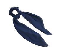 TOVINANNA 3pezzi Fasce Per Coda Di Cavallo Solidali Da Elastici Per Con Fiocco Per Donne e Ragazze Blu Rosso Nero Accessori Moda Per Ogni Occasione