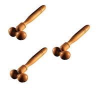 TOVINANNA 3pezzi Massaggiante Legno Per Massaggi Total Body Strumento Pratico Per Relax e Benessere Per Yoga e Stretching Massaggiante Per Uomini e Donne