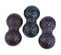 TOVINANNA 3pezzi Palla Massaggiante alle Arachidi in Epp Mini Rullo per Schiena Spalle Collo e Muscoli delle Gambe Design Facile da Usare per Rilassare i Muscoli in Autonomia