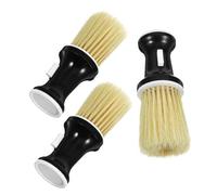 TOVINANNA 3pezzi Spazzola per Spolverare Collo del Barbiere Testina Staccabile per Uso Domestico e Professionale Strumento per Styling dei Capelli Cura della Barba