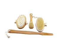 TOVINANNA 3pezzi Spazzole Per Corpo Setole Naturali Esfoliante Massaggiante e Rinfrescante Per Rimuovere e Morta Per Migliorare La Circolazione e Rivitalizzare La