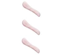 TOVINANNA 3pezzi Strumento Di Massaggio Gua Sha Quarzo Rosa Tavoletta Shape Per Trattamenti Spa e Terapia Di Agopuntura Facile Da Usare e Indolore Per Corpo e Viso