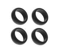 TOVINANNA 4 Pezzi Anello Sportivo Arco Interiore Ergonomico Traspirante Anelli Da Ginnastica Suona Gli Uomini Concorrenza Anelli Per Esercizi Da Palestra Anello Fitness Black Gel Di Silice
