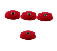 TOVINANNA 4 Pezzi Cappello Cosplay Costume Hostess Nero Signore Per Scena Uv Piatti Di Donna Cappelli Berretto Da Assistente Di Volo Berretto Uniforme Berretto Da Hostess Pazzo Rosso Provato