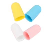 TOVINANNA 4 Pezzi Copribottiglie Da Viaggio Copribottiglie Per Viaggio Custodia In Silicone Per Bottiglia Di Copribottiglie Da Viaggio In Silicone Copribottiglie Da Viaggio In