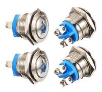 TOVINANNA 4 Pezzi Pulsante Campanello Sostituibile Viti Pulsante Suoneria Robusto e Durevole Kit Campanello Cablato Facile da Installare per Porta Casa