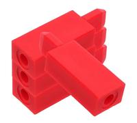 TOVINANNA 4 Pezzi Set di Tappi per Accordatura Pianoforte in Plastica Rossi 4 Misure Precise 3.4-3.7mm per Riparazioni Urgenti e Manutenzione Professionale