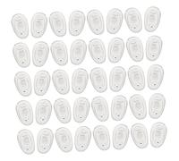 TOVINANNA 4 Set Naselli in Silicone Antiscivolo Per Occhiali A Vite Occhiali Da Naso Cuscinetti Per Occhiali Per Il Naso Kit Plasil Os Sunglasses Cuscinetti Nasali Per Occhiali 20 Paia*4