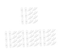 TOVINANNA 4 Set Naselli in Silicone Per Occhiali Protezione Del Naso Per Occhiali Cuscinetti Per Cuscinetti Nasali Per Naselli Per Gel Di Silice Transparent 20 Paia*4