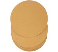 TOVINANNA 40 pezzi Cartoncini Rotondi per Pittura Carta Kraft Spessa per Disegni Schizzi e Fai da Te Cartoncino Resistente per Acrilico Acquerello e Tecniche Miste