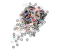 TOVINANNA 400pezzi Elastici Per Capelli Per Ragazzo Ragazza Ragazza Accessori Per Capelli Multicolori Fermacoda Morbidi Senza Danni Per Ragazze Piccoli Elastici Per Coda Di Cavallo Prodotti