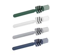 TOVINANNA 4pezzi Spazzola Per La Pulizia Di Pettini Per Rimuovere Da Spazzole e Pettini Strumenti Leggeri e Ergonomici Per Casa e Viaggio