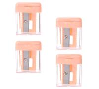 TOVINANNA 4pezzi Temperamatite Per Trucco Strumento Per Eyeliner e Sopracciglia Manico Leggero e Durevole Design Unico Con Apertura Singola Per Tuo Necessaire Di Bellezza