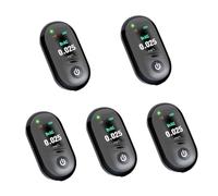 TOVINANNA 5 Pz Distributore Rivelatori Mettere in Guardia Monossido Primo Test Macchina Batteria Portatile Rilevatore Di Analizzatore Del Respiro Black Asb