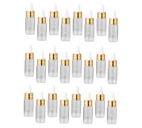 TOVINANNA 50 Flaconi Contagocce in Da 3 Ml Mini Flaconi Da Viaggio Ricaricabili Flaconi Vuoti A Prova Di Perdite Per Set Di Flaconi Da Viaggio Ecologici