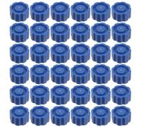 TOVINANNA 50 Pezzi Tappo della Punta Ago per Siringa in Plastico Blu Design Anti-intasamento Compatibile per Applicazioni Industriali e Laboratori