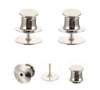 TOVINANNA 50 Set di Spille con Chiusura Clutch in Rame Argento, Leggere e Resistenti alla Ruggine, per Cucito, Artigianato e Confezionare Abiti