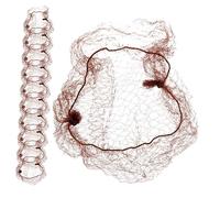TOVINANNA 50pezzi Rete Per Chignon Copertura Per Elasticizzata Per Danza e Acconciature Rete Invisibile Per Donne e Ragazze Accessori Per Resistente e Flessibile