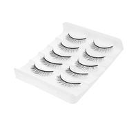 TOVINANNA 5paia Eyelashes Fibra Chimica Effetto Naturale Per Cosplay Fotografia e Occasioni Speciali Leggere e Riutilizzabili Facili Da Applicare