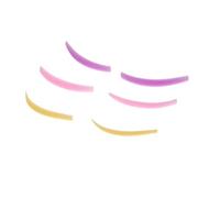 TOVINANNA 6 Paia Dischi Riutilizzabili Per Permanente Ciglia Cuscinetto in Silicone Per Piegatura Ciglia Guarnizione Per Innesto Strumento Di Bellezza Per Trucco