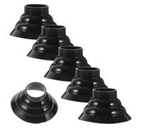 TOVINANNA 6 Pezzi Punte Per Bastoni Da Passeggio Cuscinetti Per I Piedi Accessori Per Deambulatori Punte Antiurto Per Un Facile Movimento Nero