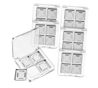 TOVINANNA 6 Pezzi Scatola Di Ombretti Tavolozza Contenitori Di Ombretti Vuoti Pallet Di Ombretti Vuoto Contenitori Per Il Trucco Vuoti Contenitore Ombretto Kit Ombra Trasparente Plastica