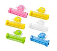 TOVINANNA 6pezzi Estrattore Dentifricio Squeezer Per Tubetti Cosmetici e Dentifricio e Riduci Rifiuti Colori Casual