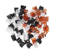 TOVINANNA 72 Pezzi Mini Mollette Capelli Bambina Clip Artiglio Piccole per Styling Precisione con Scatola Clip per Frangia e Sottili Accessori Capelli Donna Ragazze