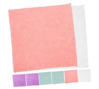 TOVINANNA 8 pezzi Asciugamani Bagno Quadrati in Corallo Asciugamano Viso Assorbente e Resistente per Bagno Cucina e Lavaggio Multiuso e Confortevole