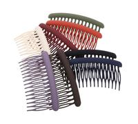 TOVINANNA 8 Pezzi French Side Comb in Plastico Opaco per Donna e Ragazza, Accessori per Acconciature Chioma Fissaggio Laterale della Frangia, Morbido e Confortevole per Uso Quotidiano