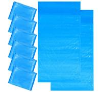 TOVINANNA 8 Pezzi Sacchetto in Inverno e Primavera per Maturazione Banane in Plastico Blu Design a Doppio Strato, Riutilizzabile e Resistente al Gelo per Giardino e Frutteti