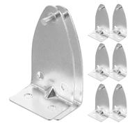 TOVINANNA 8 pezzi Supporti in Metallo per Tende Veneziane Ganci Posizionatori Compatti per Staffe Tende Verticali Facili da Installare e Resistenti Accessori per Finestre