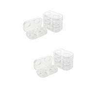 TOVINANNA 8pezzi Contenitore Per Lenti Contatto Scatola Portatile Per Lenti Invisibili Con Coperchio Per Viaggi e Uso Quotidiano Colori Misti Ottimo Per Amici e Famiglia