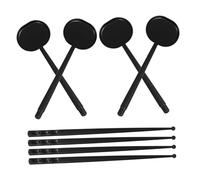 TOVINANNA 8pezzi Occlusori Oculari Neri in Plastica Per Esami Vista Con Bastoncino Manuale Per Test Ottici Design Confortevole e Facile Da Pulire Per Cliniche e Uso Professionale