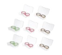 TOVINANNA 8pezzi Pz Scatole Per Trasparenti Scatole Portatili e Viaggio Resistenti e Impermeabili Comode Per Ufficio e Attività All Aperto