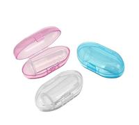 TOVINANNA 9pezzi Spazzolino Finger in Silicone Per Ragazza Ragazza Massaggiagengive e Orale Spazzolini Per Blu Rosa e Riutilizzabile