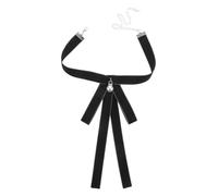 TOVINANNA Accessori uniformi cravatta novità accessorio del costume formale cravatta dell'uniforme scolastica per ragazze cravatta al collo per le donne Nastro Nero
