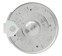 TOVINANNA Accordatore a 13 Toni Rotondo in Ferro e ABS per Musicisti Selettore di Note per Ukulele Violino e Chitarra Strumento di Accordatura Suono Chiaro e Alta Durabilità per Uso