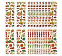 TOVINANNA Adesivi in Schiuma 3D per Set da 40 Pezzi Adesivi di Frutta e Verdura Decorazioni Autoadesive per Scrapbooking e Artigianato Materiali Sicuri e Resistenti per Giochi Educativi