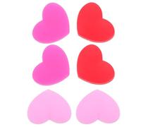 TOVINANNA Ammortizzatori per Racchetta da Tennis a Forma di Cuore in Silicone, 6 Pezzi Multicolore, Smorzatori di Vibrazioni per Allenamento e Riduzione del Tennis Elbow
