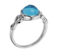TOVINANNA Anello In Orologi Dell'Umore Anello Con Libro Anello Olografico Da Donna Anello Di Fidanzamento Con Pietra Di Anello Di Controllo Dell'Umore Anelli Di