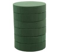 TOVINANNA Base Floreale Rotonda 6 Pezzi in Schiuma ad Alta Densità per Composizioni Floreali Assorbimento Rapido e Ritenzione umidità Forniture per Arte Floreale Fai da Te per Famiglie e