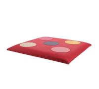 TOVINANNA Bersaglio in Pu e Legno per Pratica di Scherma da Parete Quadrato Rosso per Allenamento di Precisione Portatile Adatto a Palestra Indoor e Area Esterna