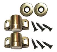TOVINANNA Blocca Porta Magnetico in Lega di Zinco Forza Elevata, Forma Mini, 2 Set per Hotel e Soggiorno, Chiusura Invisibile e Ferma Porte Resistente