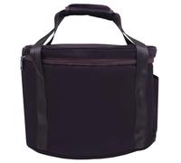 TOVINANNA Borsa Portatile Custodia Protettiva e Imbottitura Interna Colore con Cerniera Liscia in Poliestere e Cotone Viola Colore per Ciotola di Canto per Viaggio